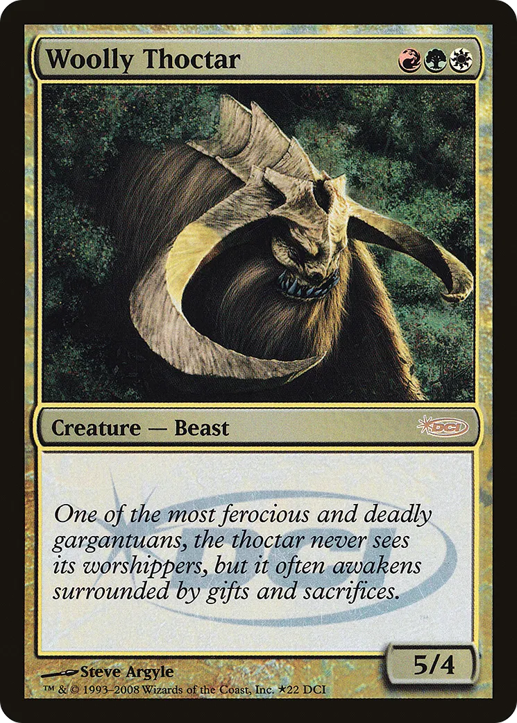 Thoctar laineux from DCI Promos - Magic: The Gathering