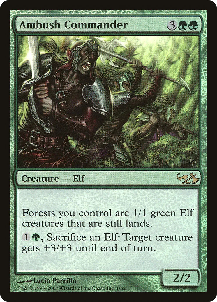 Ambush Commander from Duel Decks: Elves vs. Goblins - Magic: The Gathering