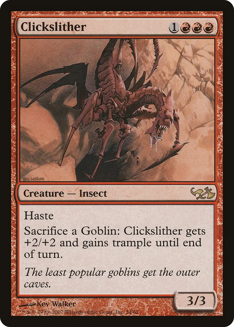 Clickslither from Duel Decks: Elves vs. Goblins - Magic: The Gathering