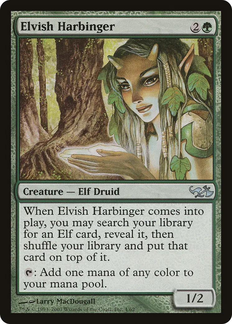 Elvish Harbinger — Duel Decks: Elves vs. Goblins — Magic: The Gathering