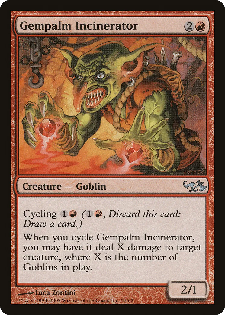 Gempalm Incinerator — Duel Decks: Elves vs. Goblins — Magic: The Gathering