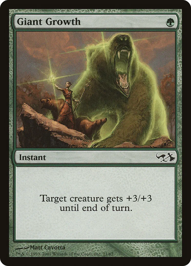 Croissance gigantesque — Duel Decks: Elves vs. Goblins — Magic: The Gathering