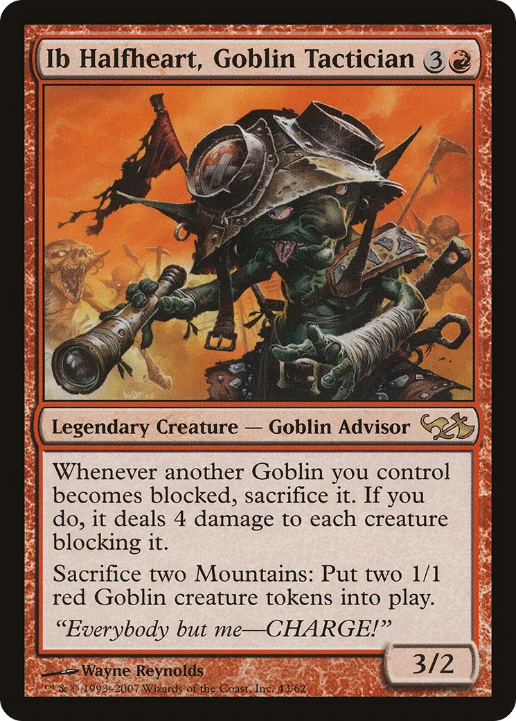 Ib Halfheart, Goblin Tactician — Duel Decks: Elves vs. Goblins — Magic: The Gathering