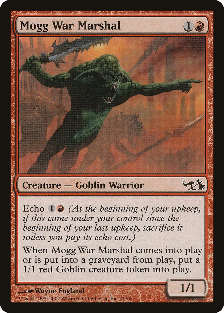 Maréchal de guerre mogg — Duel Decks: Elves vs. Goblins — Magic: The Gathering