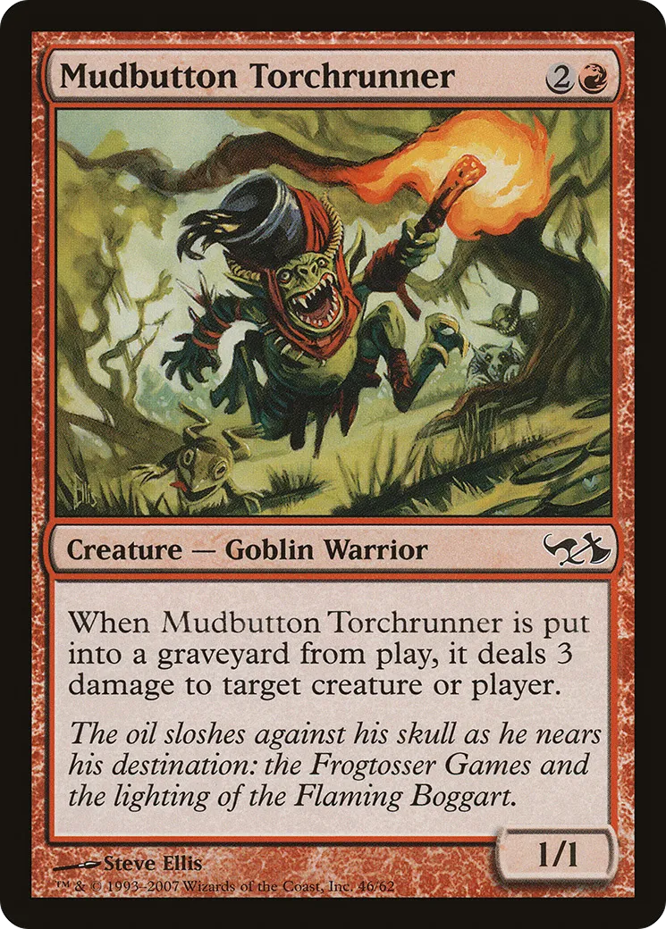Porteur de torche de Baugebouton — Duel Decks: Elves vs. Goblins — Magic: The Gathering