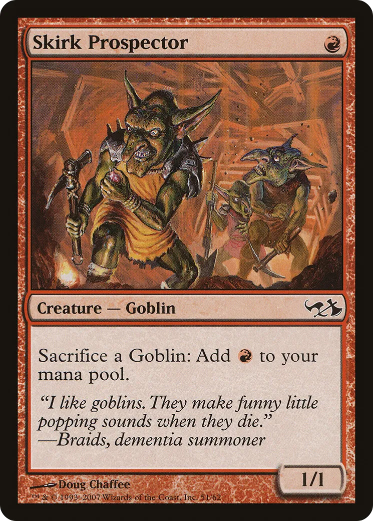 Skirk Prospector — Duel Decks: Elves vs. Goblins — Magic: The Gathering