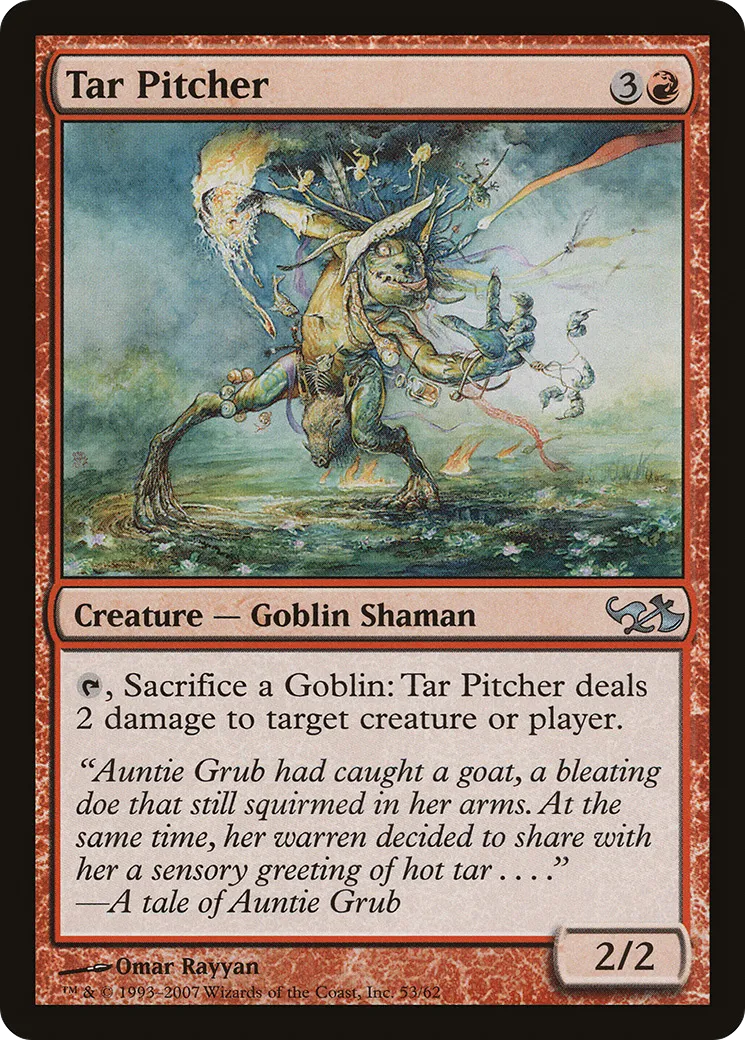 Tar Pitcher from Duel Decks: Elves vs. Goblins - Magic: The Gathering