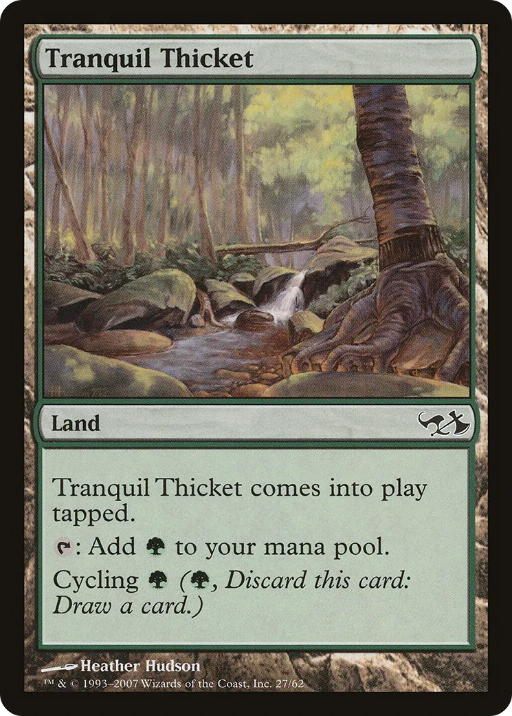 Tranquil Thicket from Duel Decks: Elves vs. Goblins - Magic: The Gathering