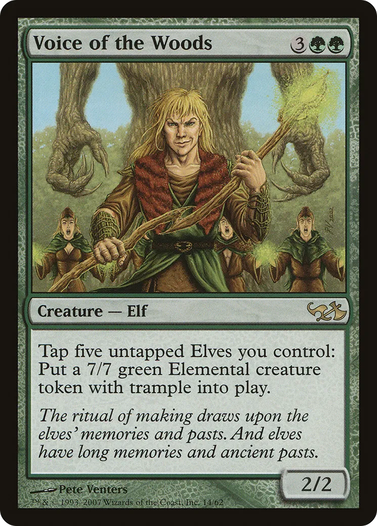Voice of the Woods — Duel Decks: Elves vs. Goblins — Magic: The Gathering