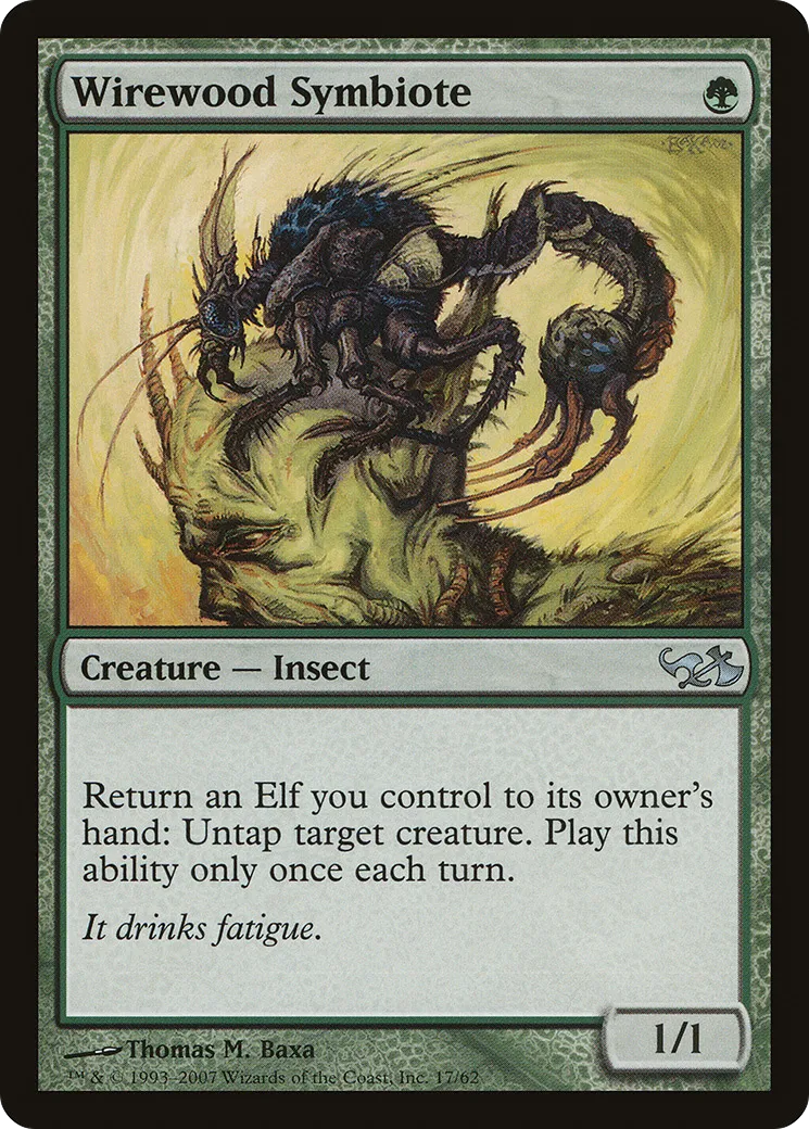 Wirewood Symbiote — Duel Decks: Elves vs. Goblins — Magic: The Gathering