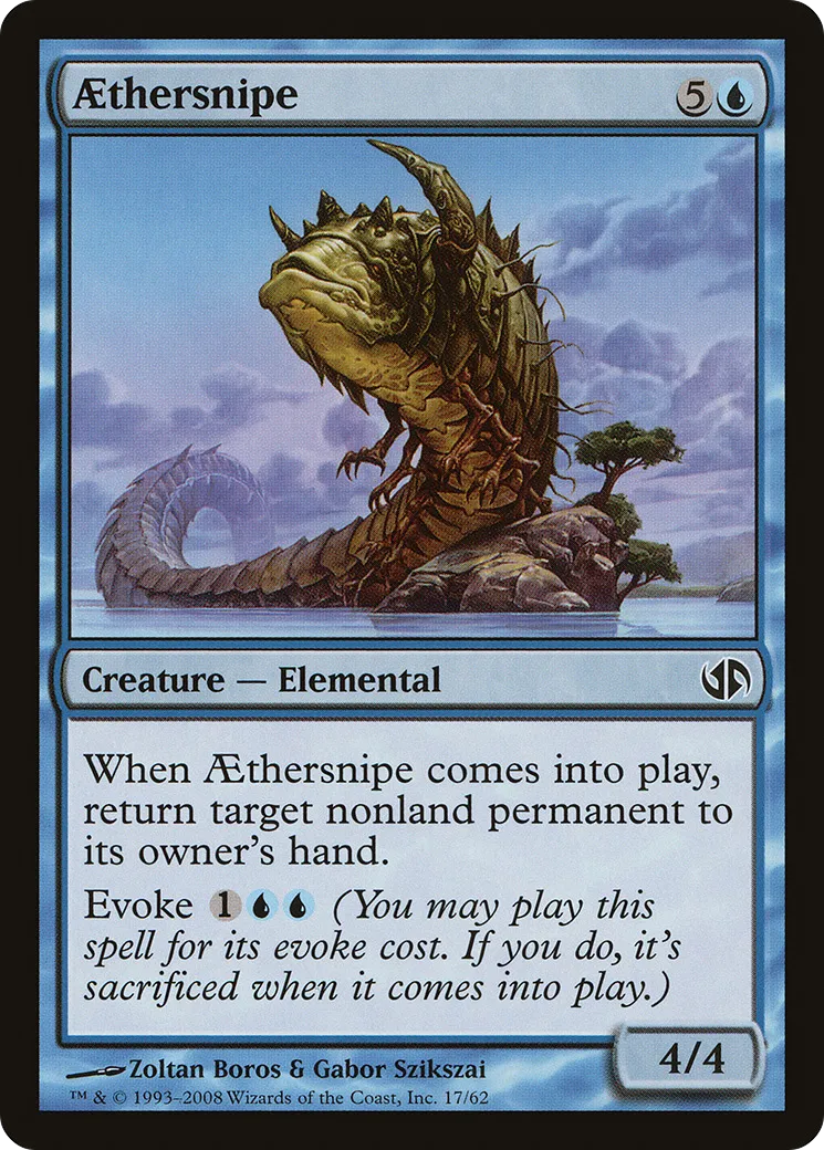 Aethersnipe from Duel Decks: Jace vs. Chandra - Magic: The Gathering
