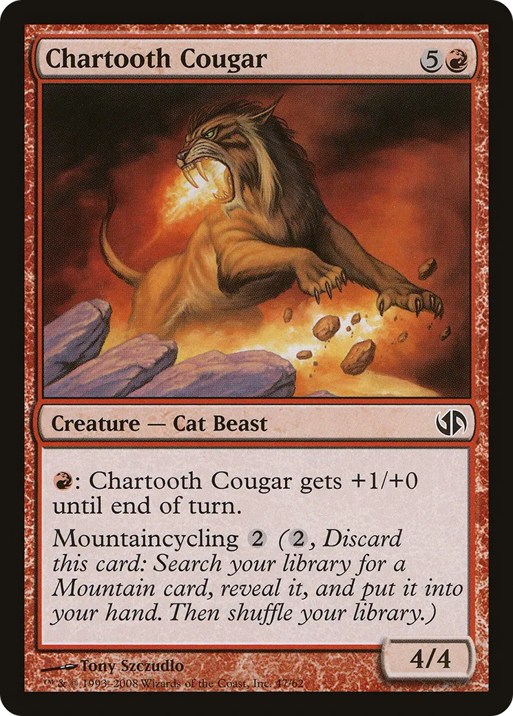 Couguar cendredent — Duel Decks: Jace vs. Chandra — Magic: The Gathering