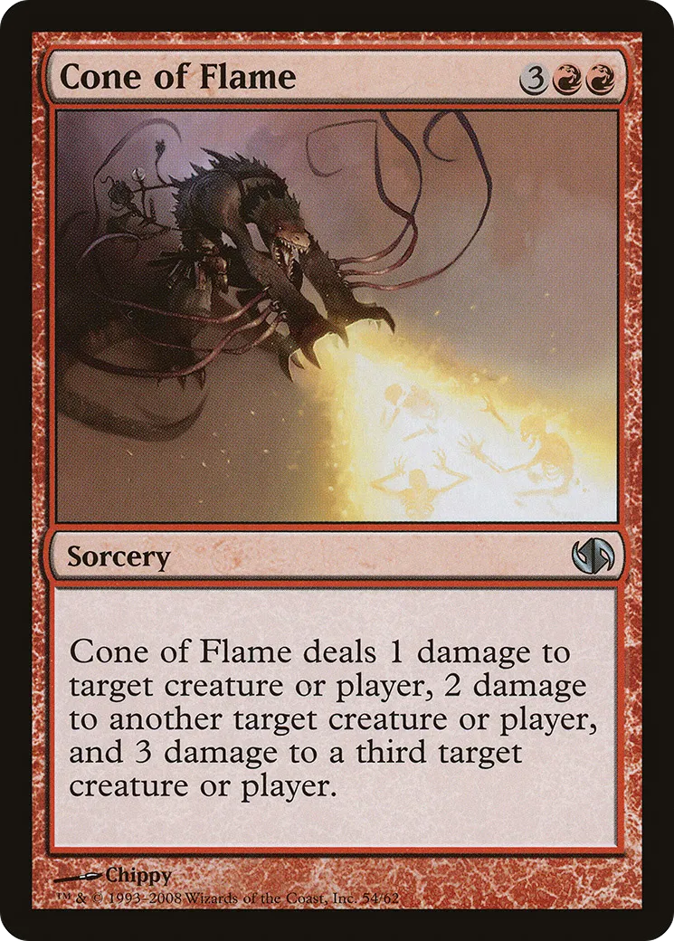 Cone of Flame — Duel Decks: Jace vs. Chandra — Magic: The Gathering