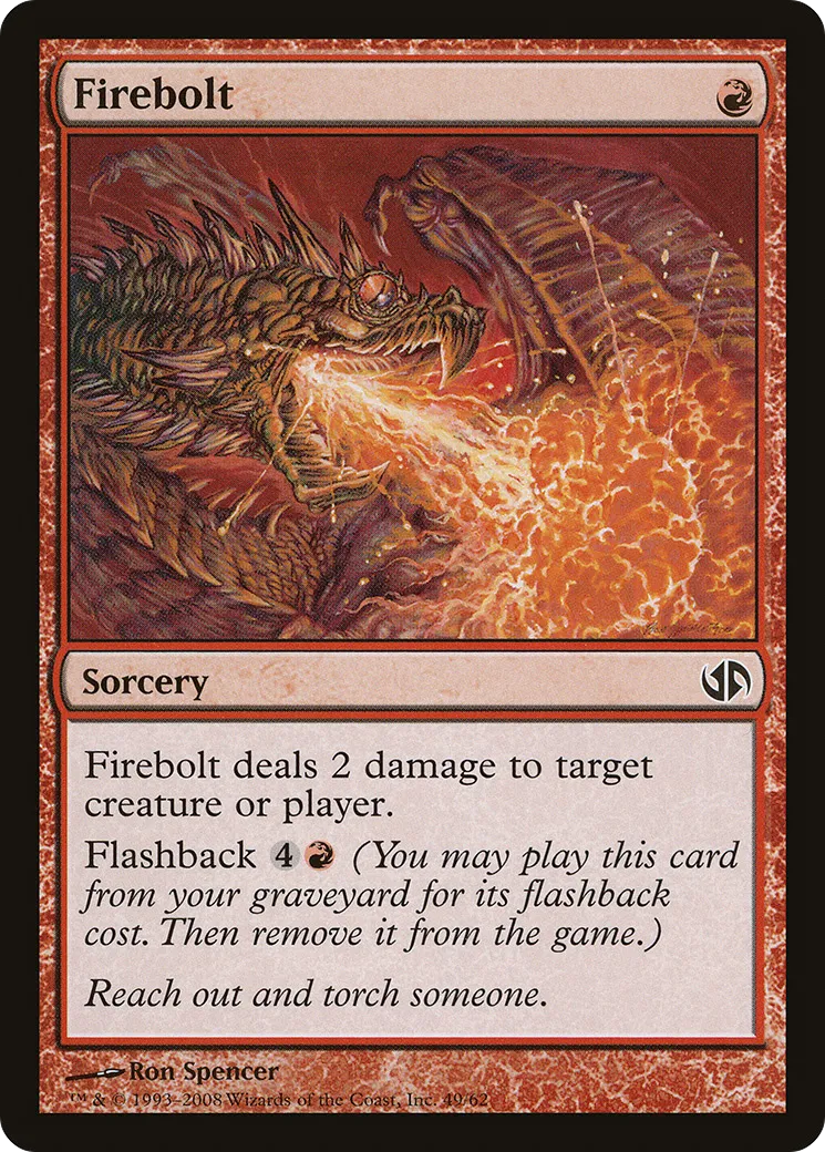 Firebolt from Duel Decks: Jace vs. Chandra - Magic: The Gathering