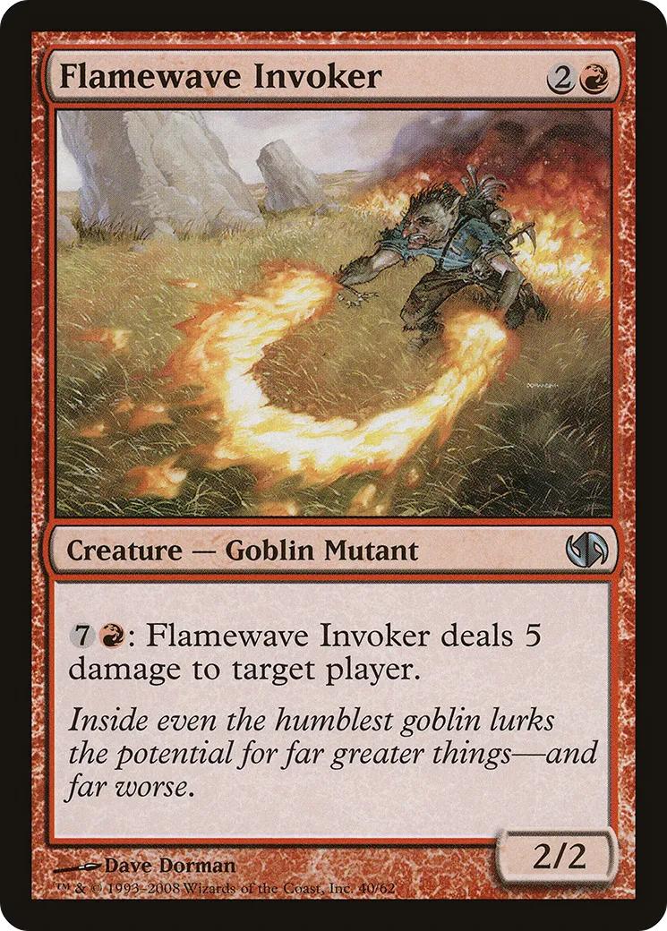 Flamewave Invoker — Duel Decks: Jace vs. Chandra — Magic: The Gathering