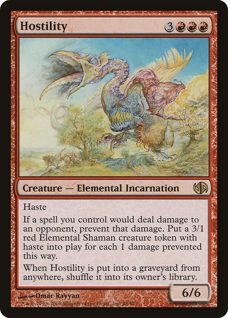 Hostility from Duel Decks: Jace vs. Chandra - Magic: The Gathering