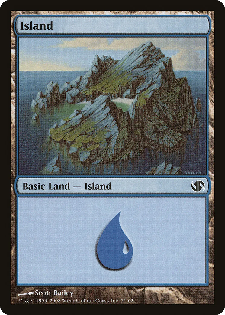 Island — Duel Decks: Jace vs. Chandra — Magic: The Gathering
