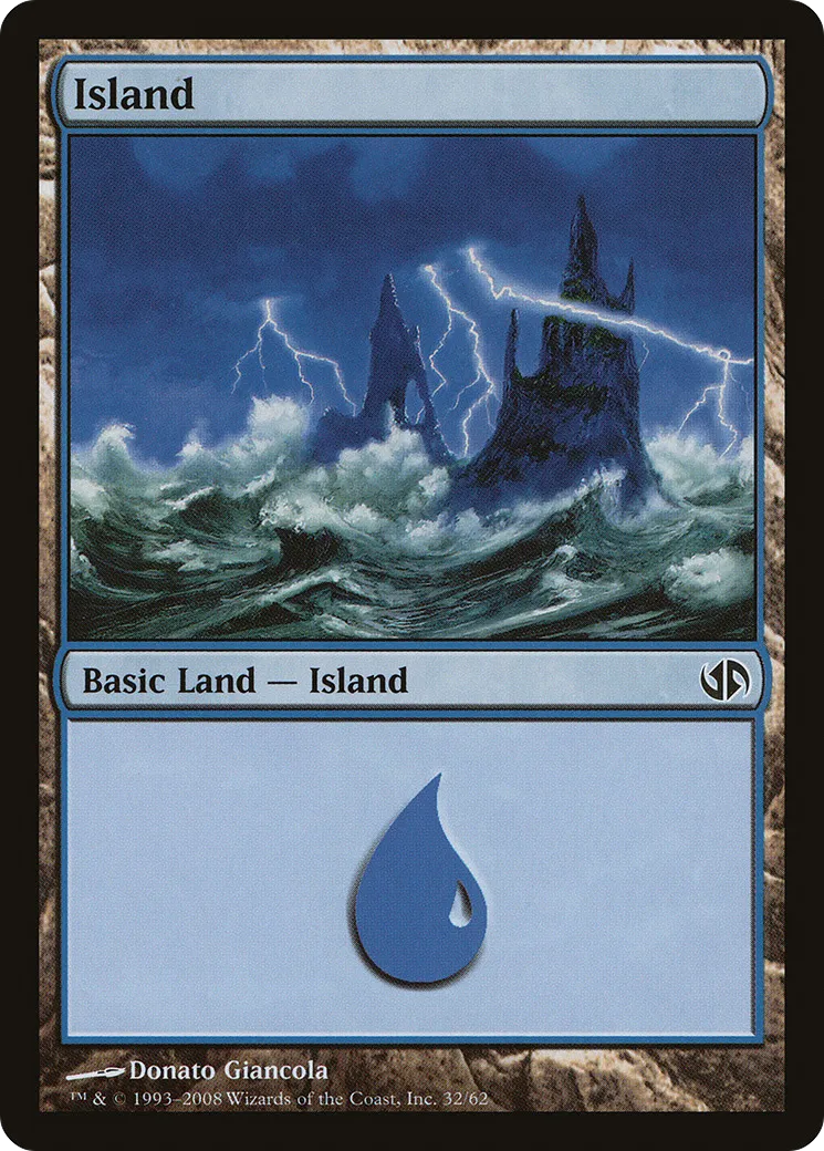 Island — Duel Decks: Jace vs. Chandra — Magic: The Gathering