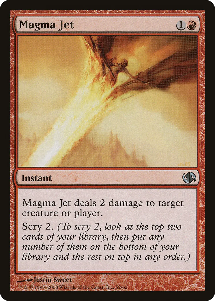 Jet de magma — Duel Decks: Jace vs. Chandra — Magic: The Gathering