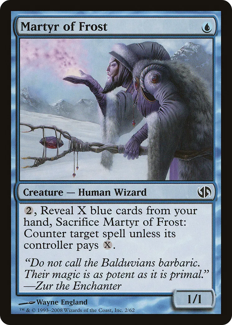 Martyr au givre from Duel Decks: Jace vs. Chandra - Magic: The Gathering