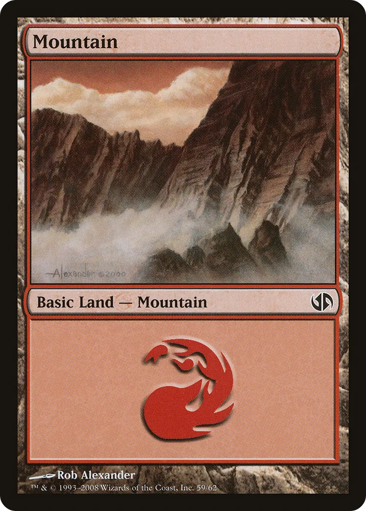 Mountain — Duel Decks: Jace vs. Chandra — Magic: The Gathering