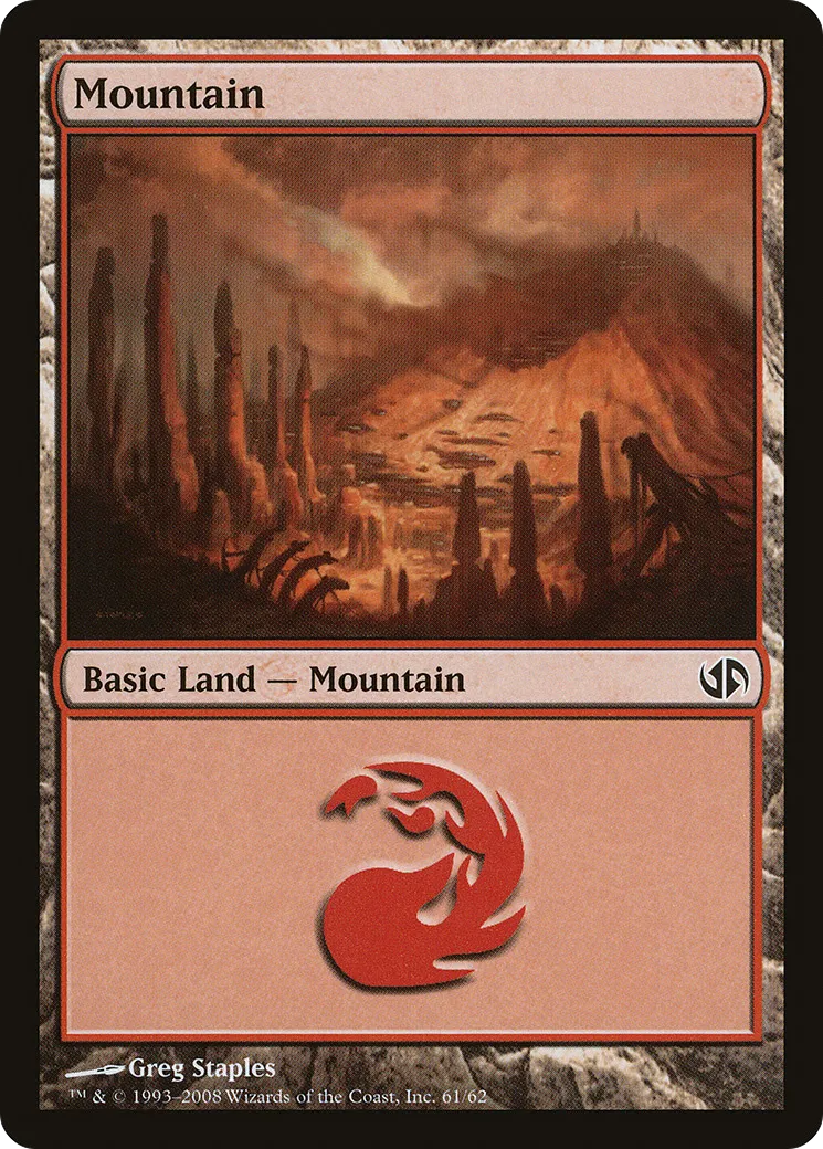Mountain — Duel Decks: Jace vs. Chandra — Magic: The Gathering
