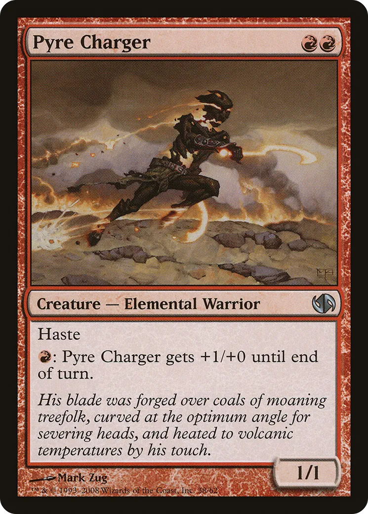 Pyre Charger — Duel Decks: Jace vs. Chandra — Magic: The Gathering
