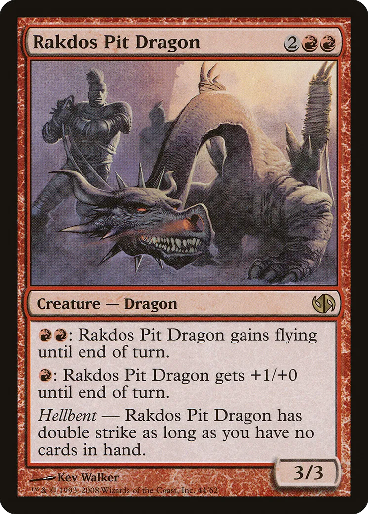 Rakdos Pit Dragon from Duel Decks: Jace vs. Chandra - Magic: The Gathering