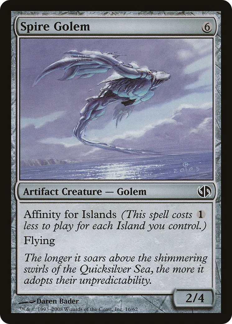 Spire Golem — Duel Decks: Jace vs. Chandra — Magic: The Gathering