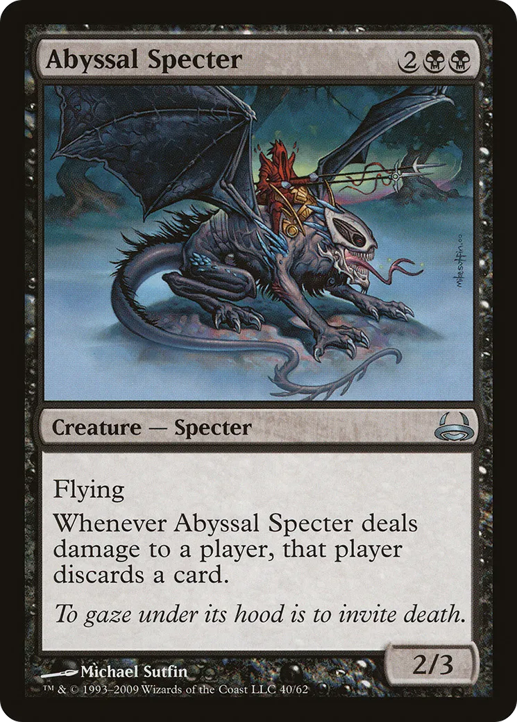Abyssal Specter — Duel Decks: Divine vs. Demonic — Magic: The Gathering
