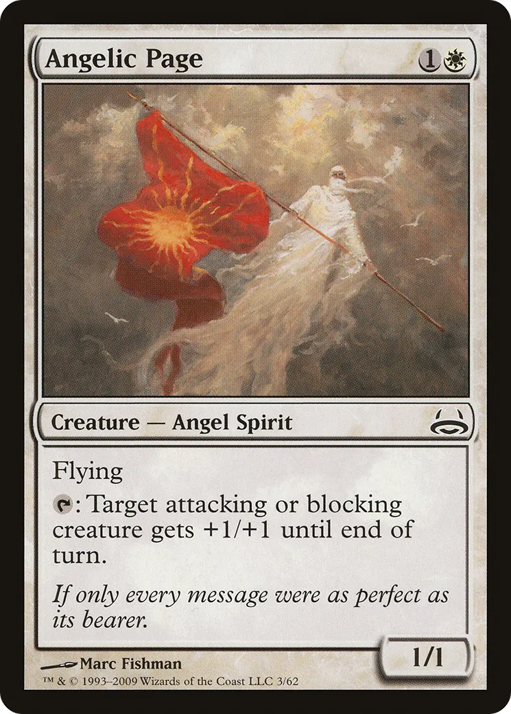 Page angélique — Duel Decks: Divine vs. Demonic — Magic: The Gathering