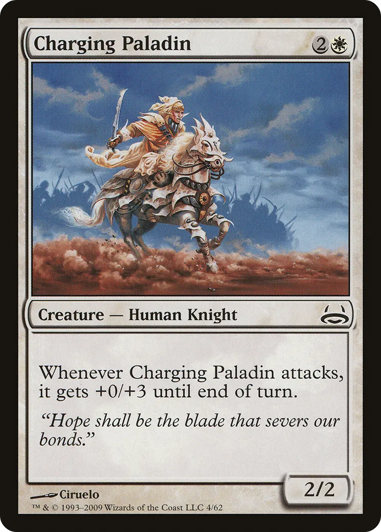 Paladin fougueux — Duel Decks: Divine vs. Demonic — Magic: The Gathering