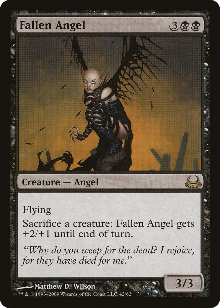 Fallen Angel — Duel Decks: Divine vs. Demonic — Magic: The Gathering
