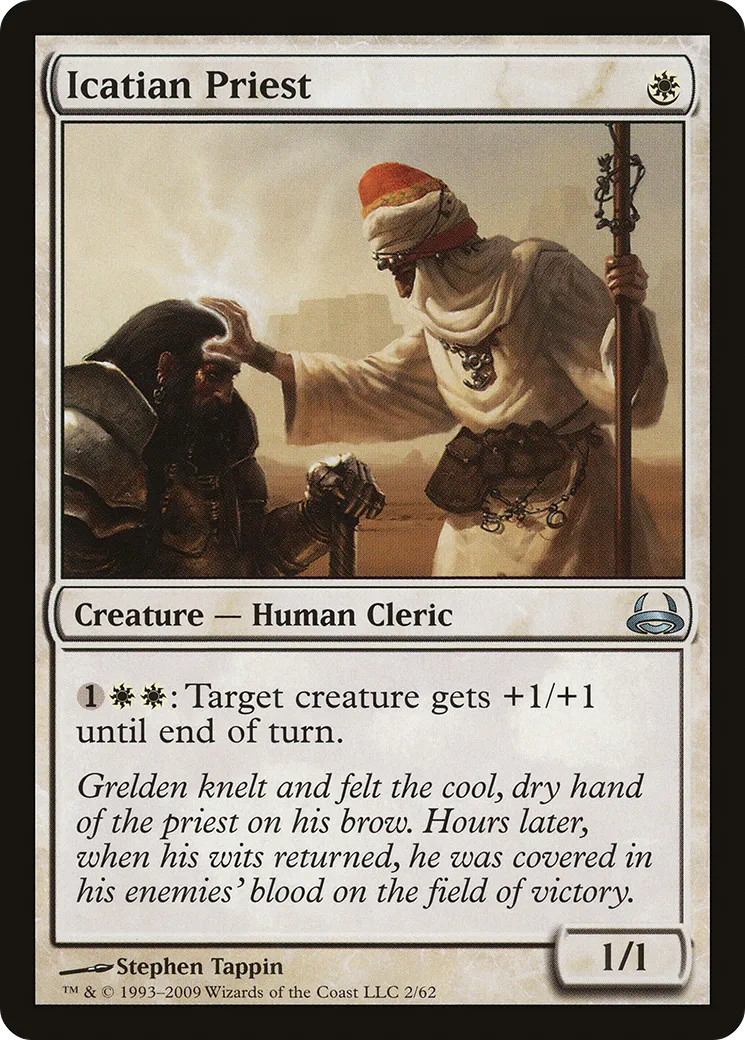 Prêtre d'Icatia — Duel Decks: Divine vs. Demonic — Magic: The Gathering
