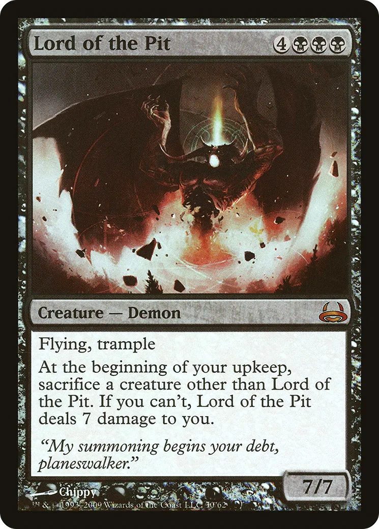 Lord of the Pit — Duel Decks: Divine vs. Demonic — Magic: The Gathering