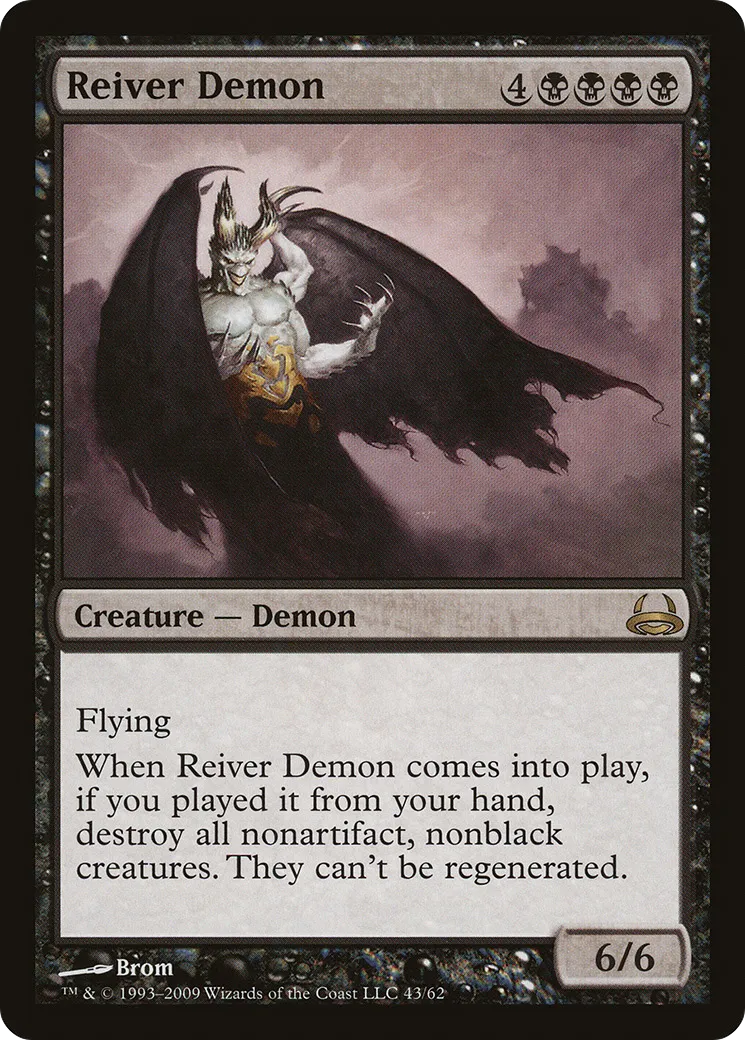 Reiver Demon — Duel Decks: Divine vs. Demonic — Magic: The Gathering