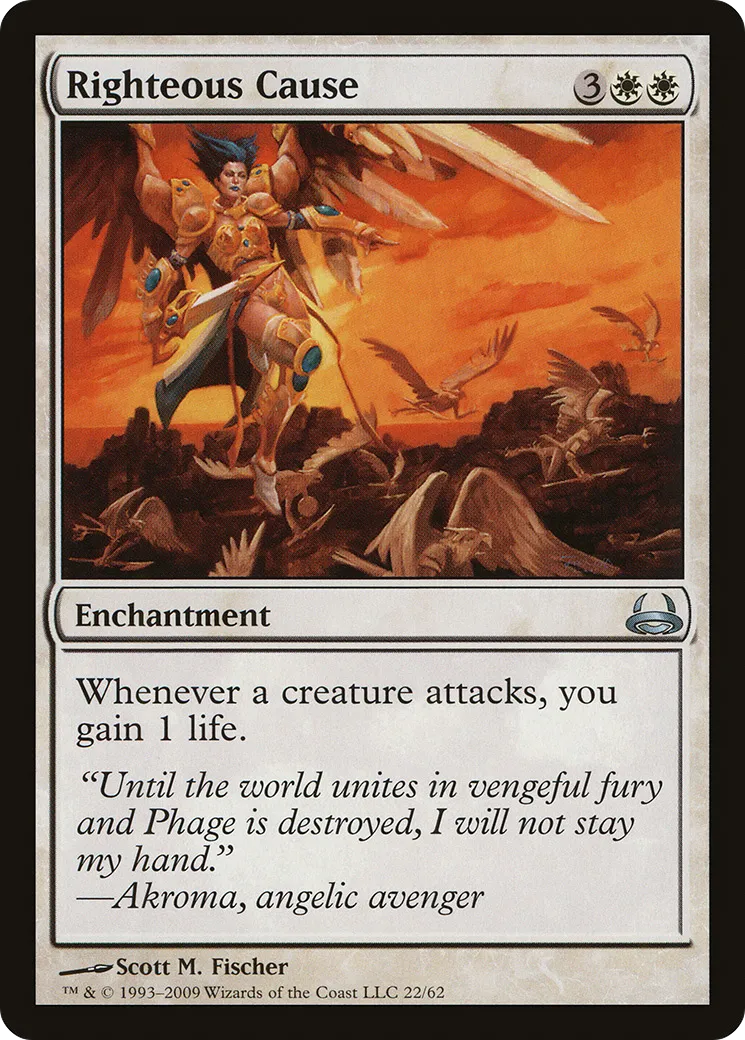 Righteous Cause — Duel Decks: Divine vs. Demonic — Magic: The Gathering