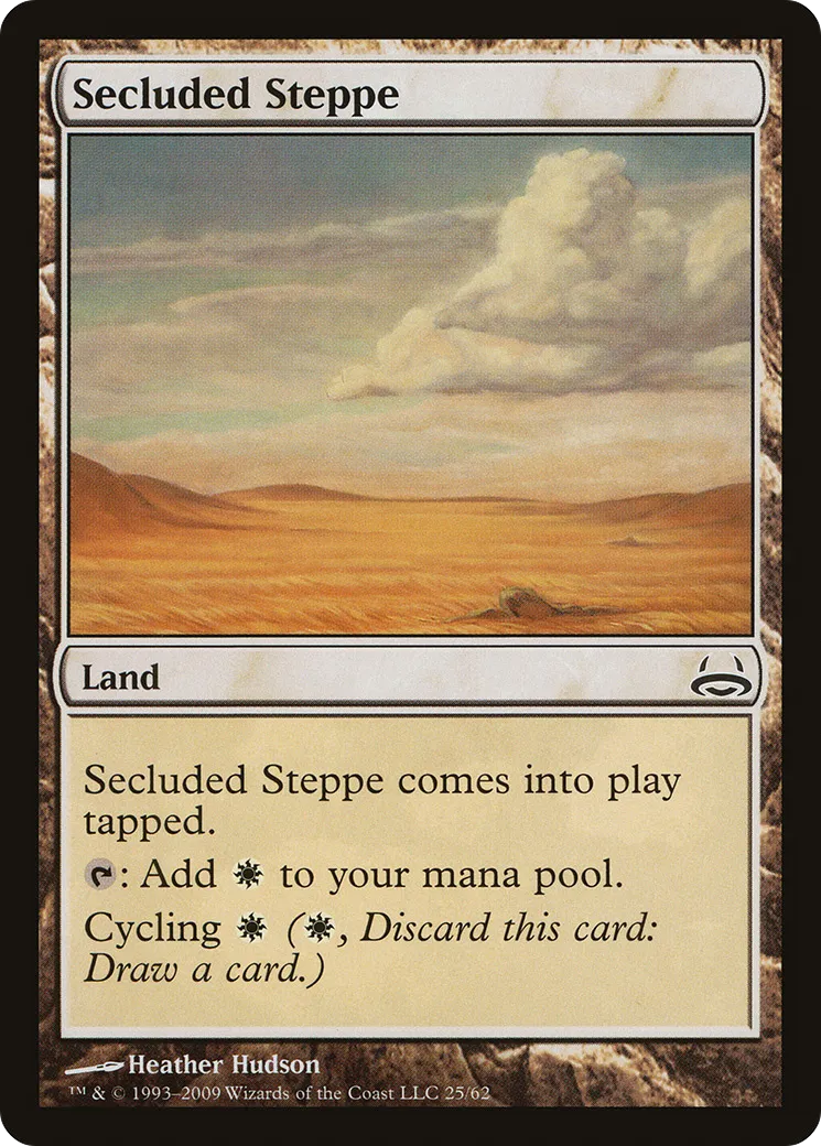 Secluded Steppe — Duel Decks: Divine vs. Demonic — Magic: The Gathering