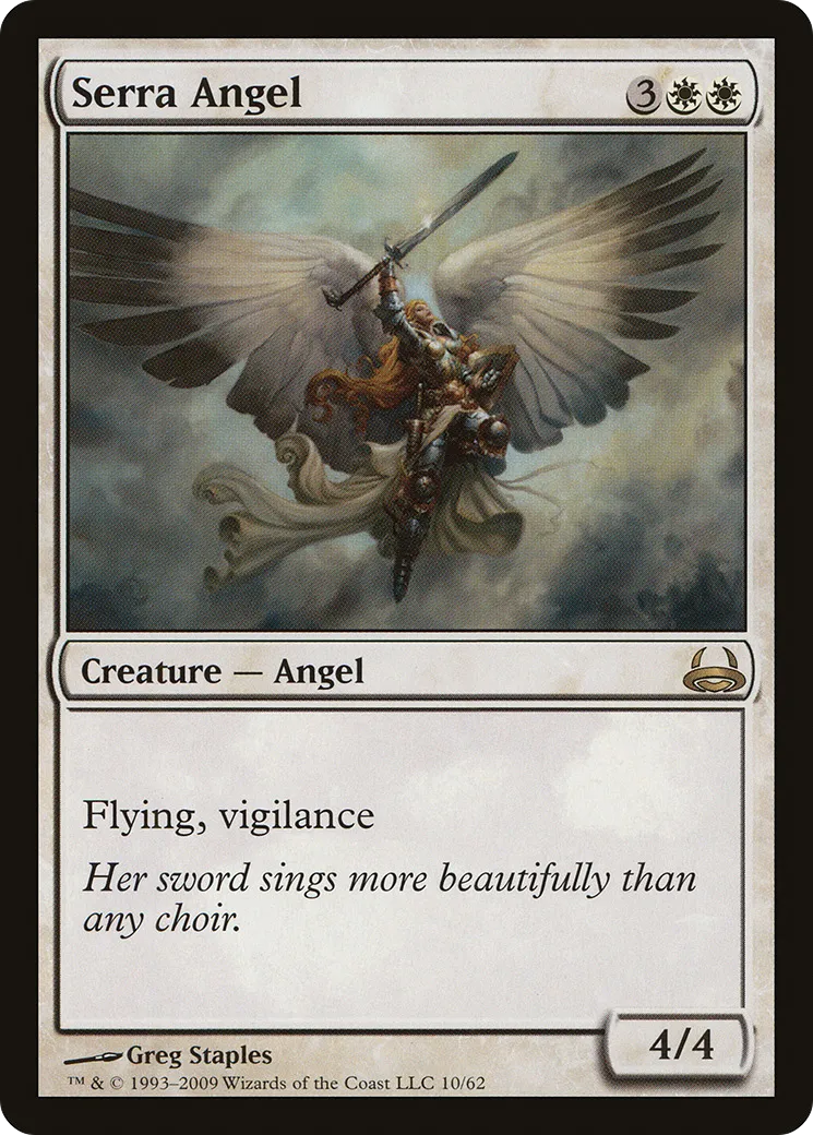 Serra Angel — Duel Decks: Divine vs. Demonic — Magic: The Gathering