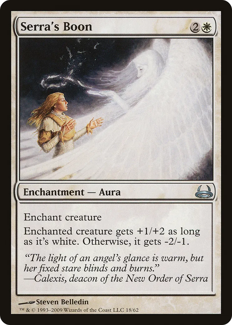Faveur de Serra from Duel Decks: Divine vs. Demonic - Magic: The Gathering