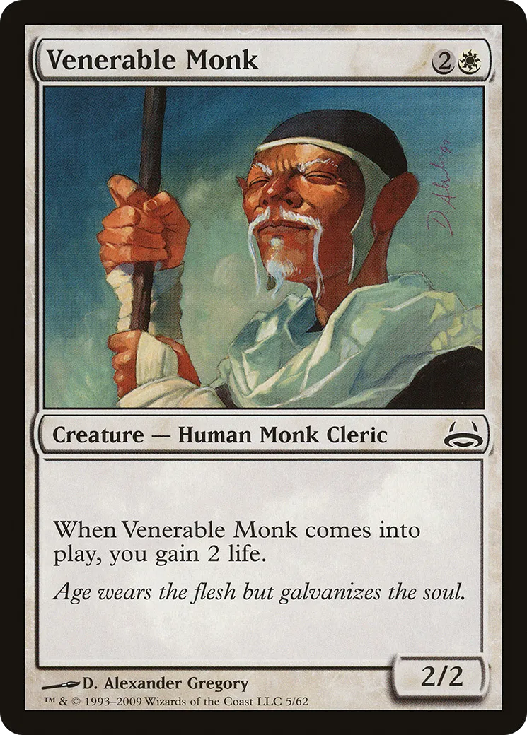 Moine vénérable — Duel Decks: Divine vs. Demonic — Magic: The Gathering
