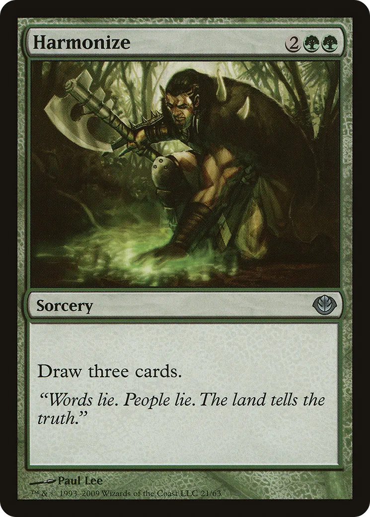 Harmonize — Duel Decks: Garruk vs. Liliana — Magic: The Gathering