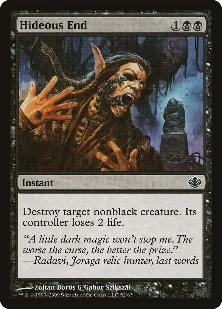 Hideous End — Duel Decks: Garruk vs. Liliana — Magic: The Gathering