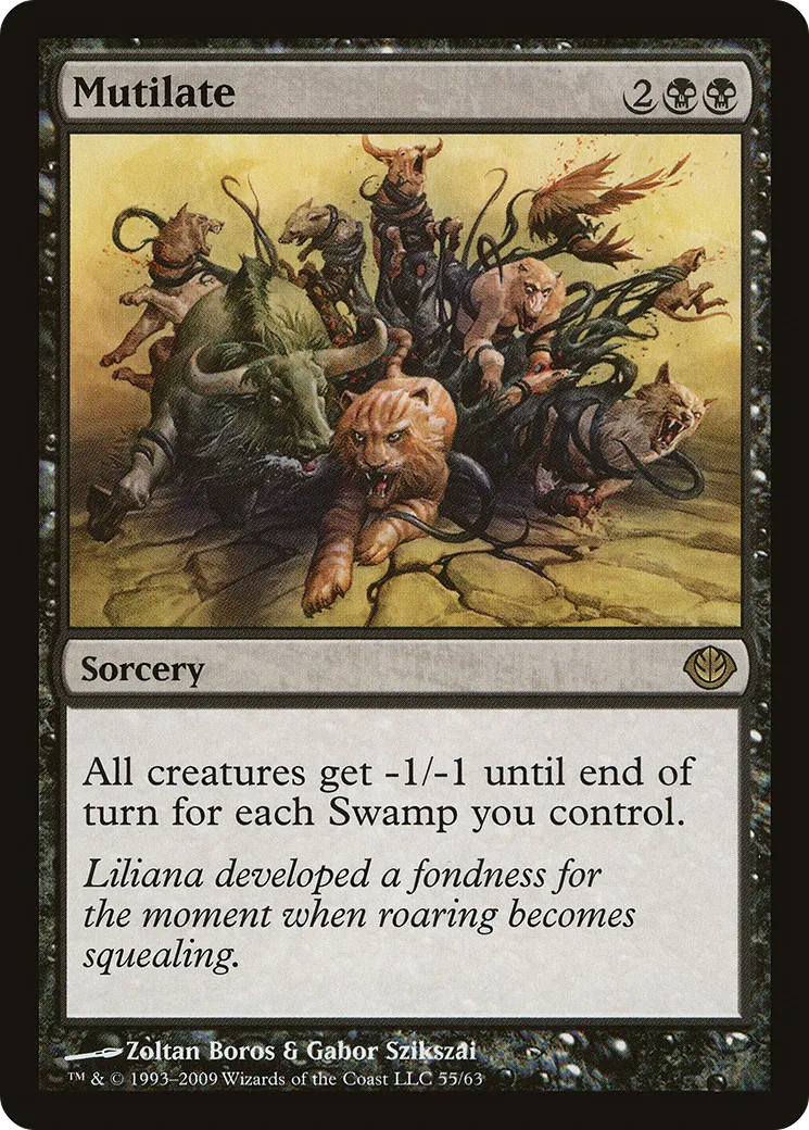 Mutilate — Duel Decks: Garruk vs. Liliana — Magic: The Gathering