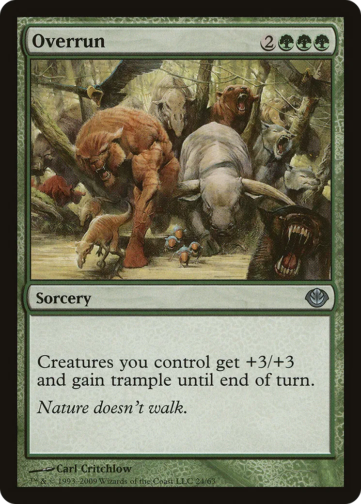 Overrun — Duel Decks: Garruk vs. Liliana — Magic: The Gathering