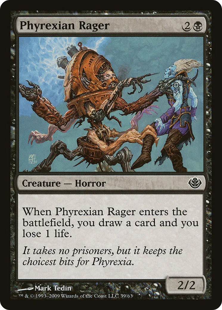 Phyrexian Rager — Duel Decks: Garruk vs. Liliana — Magic: The Gathering