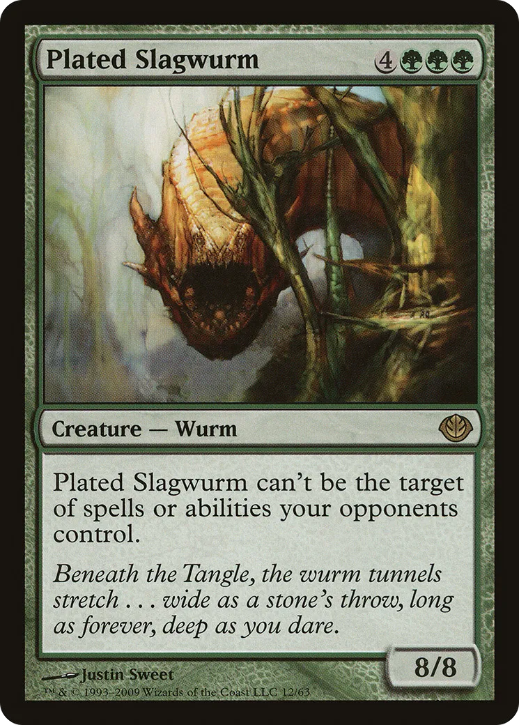 Plated Slagwurm — Duel Decks: Garruk vs. Liliana — Magic: The Gathering