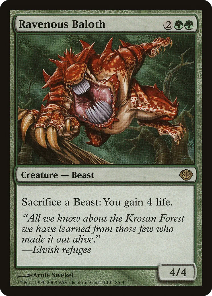 Ravenous Baloth — Duel Decks: Garruk vs. Liliana — Magic: The Gathering