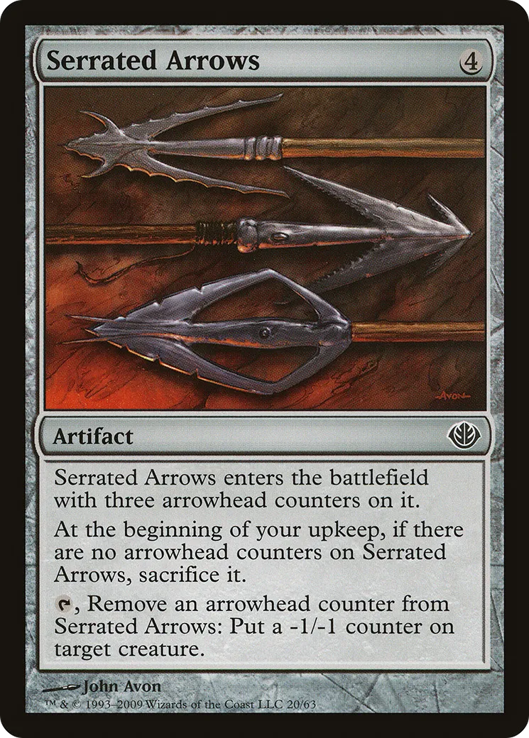 Serrated Arrows — Duel Decks: Garruk vs. Liliana — Magic: The Gathering
