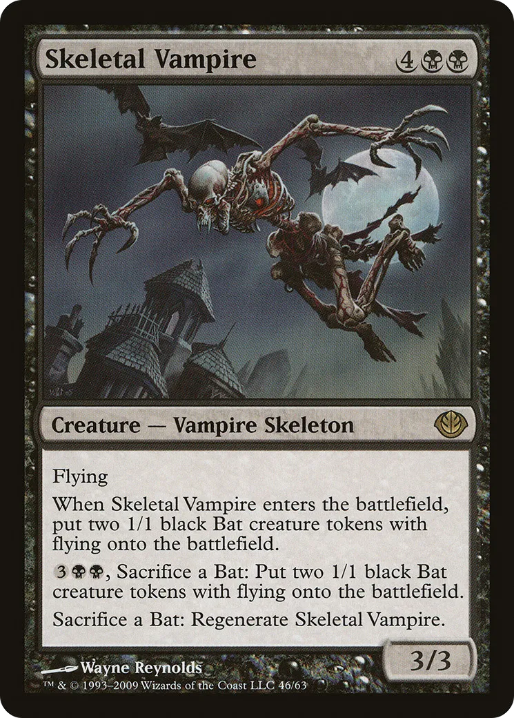 Skeletal Vampire — Duel Decks: Garruk vs. Liliana — Magic: The Gathering